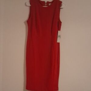 Gorgeous BNWT RED CALVIN KLEIN dress Sz 8